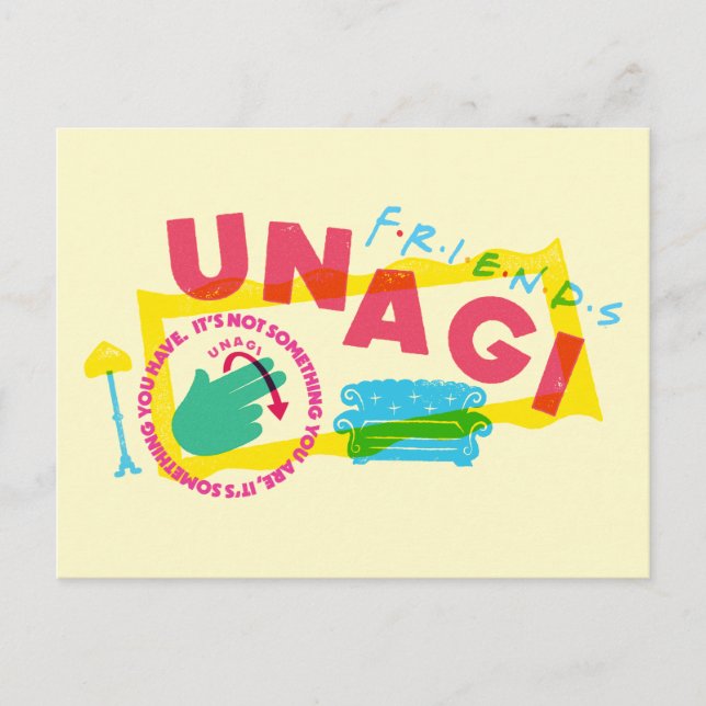 Postal FRIENDS™ Unagi (Anverso)