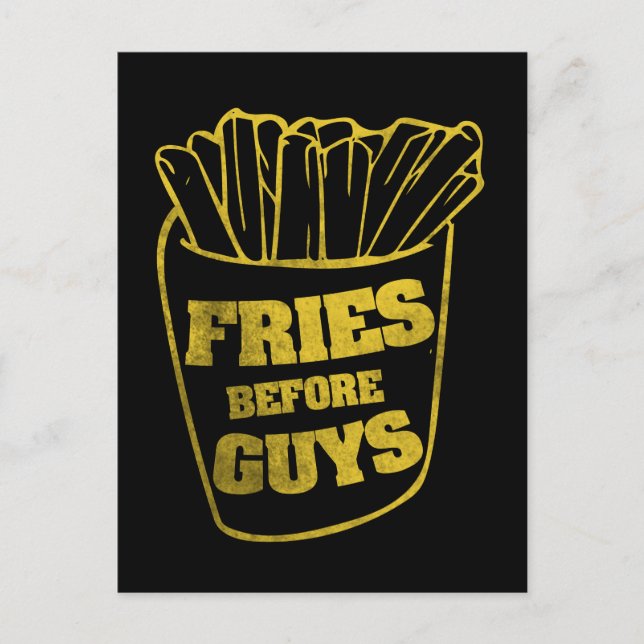 Postal Fries antes que chicos (Anverso)