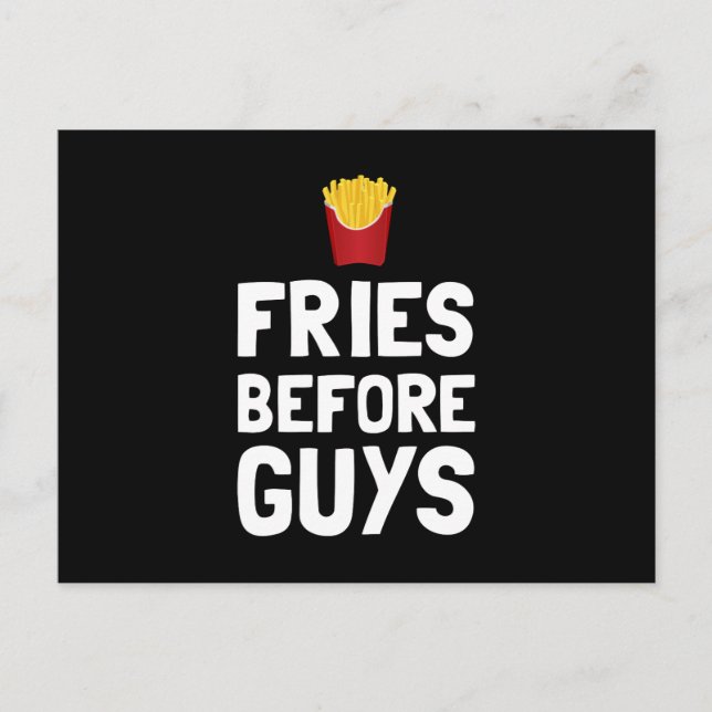 Postal Fries Antes Que Los Chicos (Anverso)