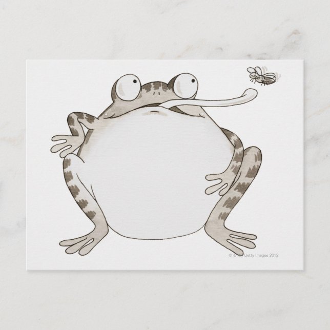 Postal Frig mirando hacia arriba (Anverso)