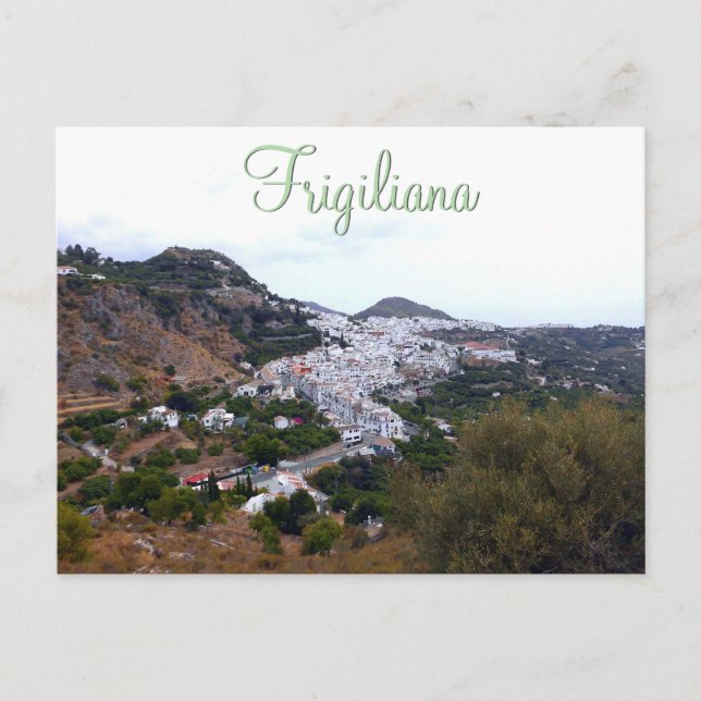Postal Frigiliana - das weiße Dorf in Andalusien (Anverso)