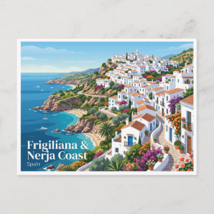 Postal Frigiliana y Costa de Nerja España