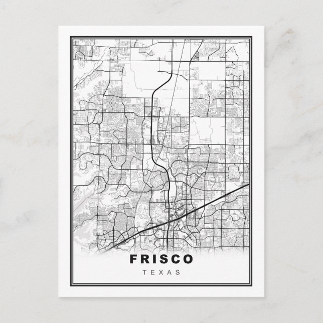 Postal Frisco Map (Anverso)