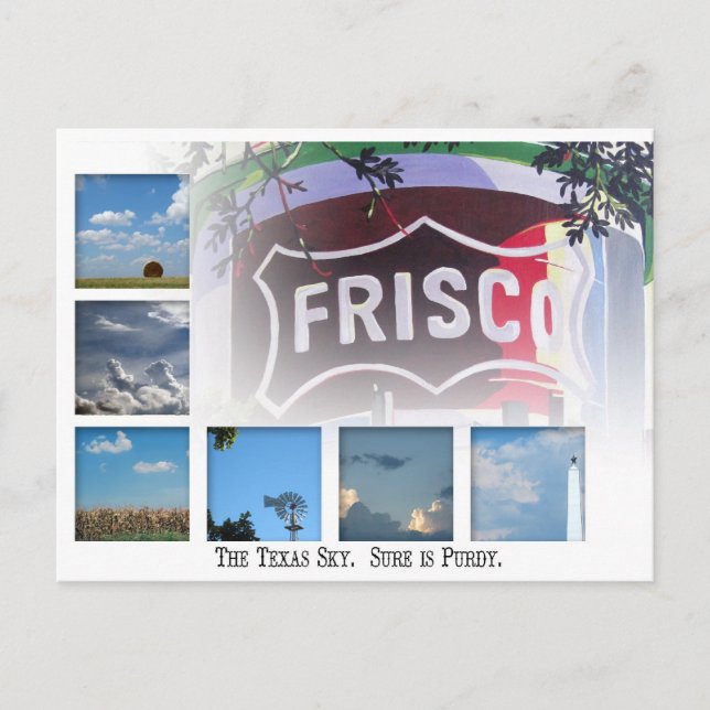 Postal Frisco, Texas (Anverso)