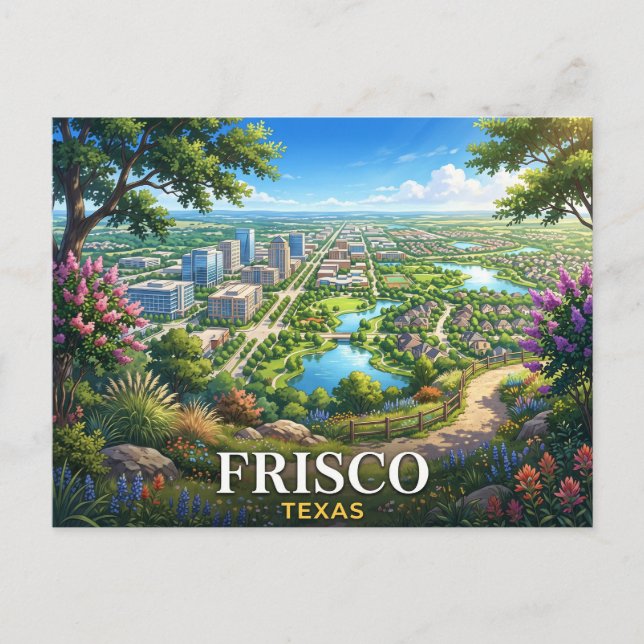 Postal Frisco Texas Viajes (Anverso)