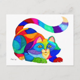 Postal Frisky cat