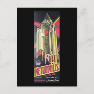 Postal Fritz Lang Metropolis