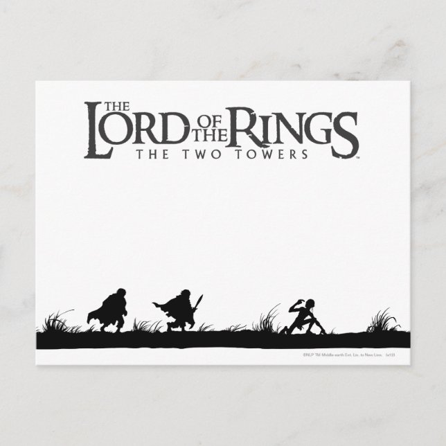 Postal FRODO™, Sam y GOLLUM™ (Anverso)