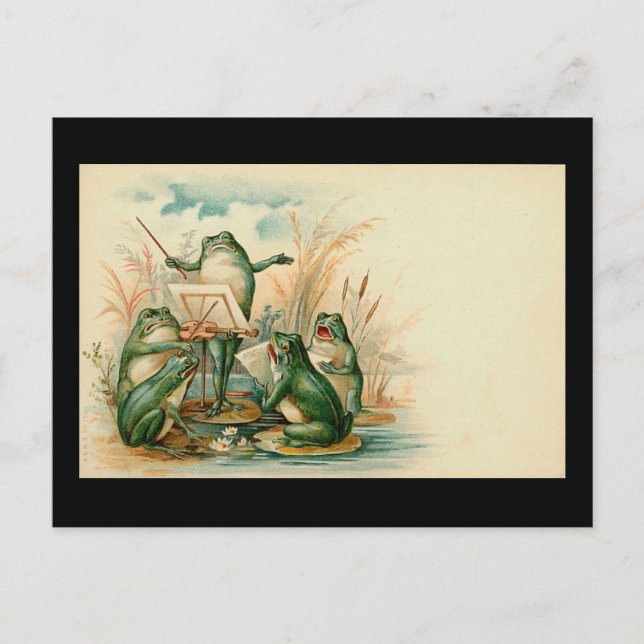 Postal "Frog Chorus" (Anverso)