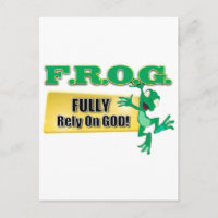 FROG CHRISTIAN ACRONYM CONFIANDO PLENAMENTE EN DIO