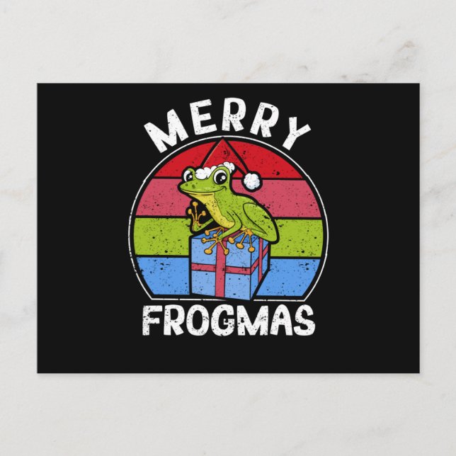 Postal Frog Christmas Pyjamas Santa Hat (Anverso)