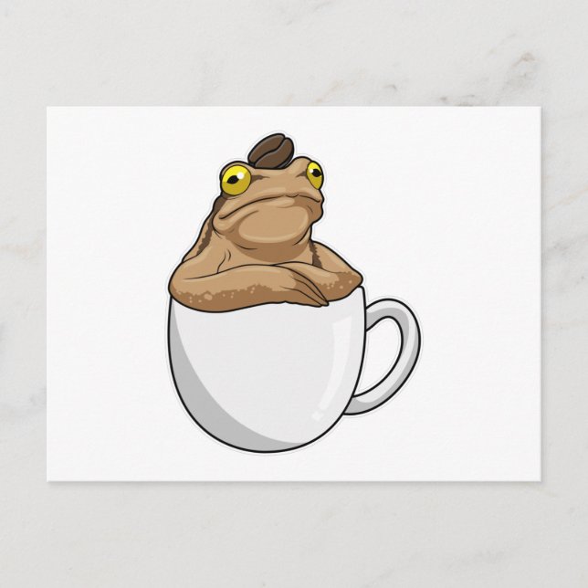 Postal Frog Coffee grano de café (Anverso)