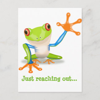 Postal Froggie Notecard