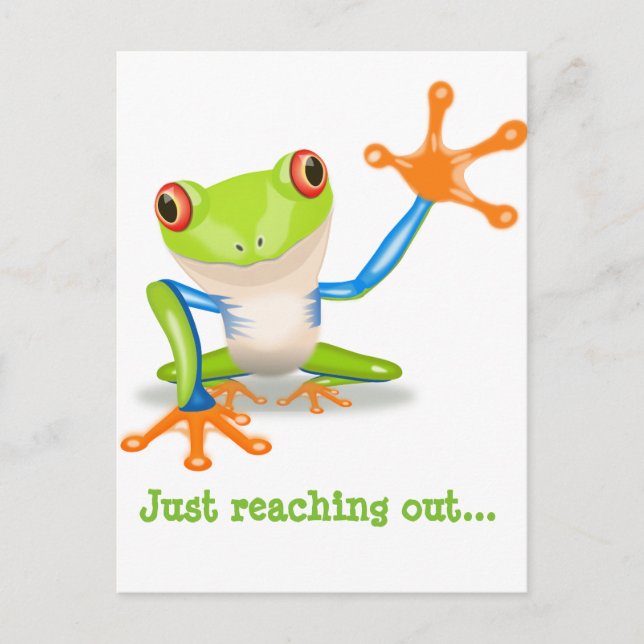 Postal Froggie Notecard (Anverso)