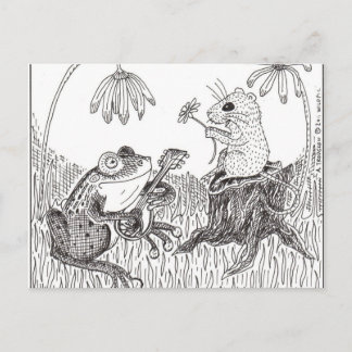 Postal Froggy Went A-Courtin'
