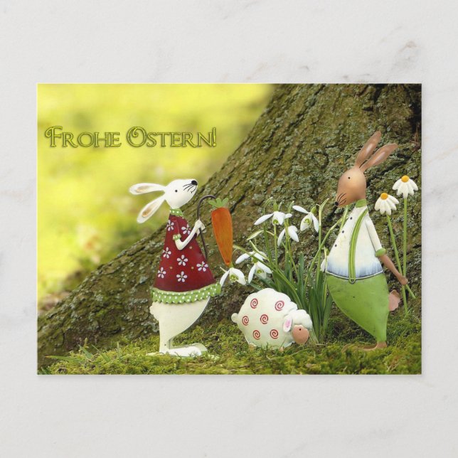 Postal Frohe Ostern (Anverso)