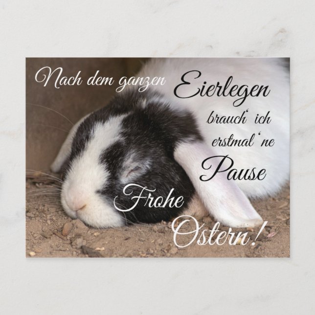 Postal ¡Frohe Ostern für Deine Liebsten! (Anverso)