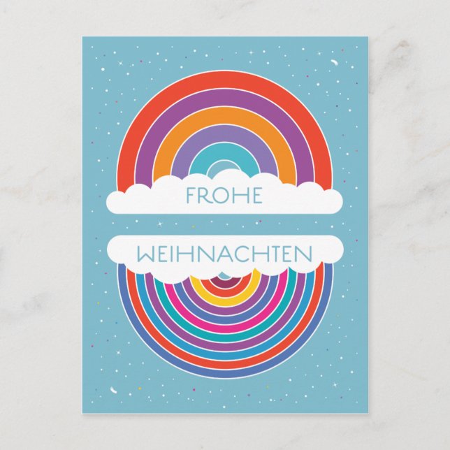 Postal Frohe Weihnachten (Anverso)