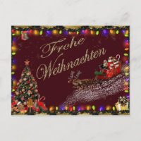Postal Frohe Weihnachten