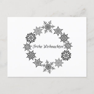Postal Frohe Weihnachten Post Card