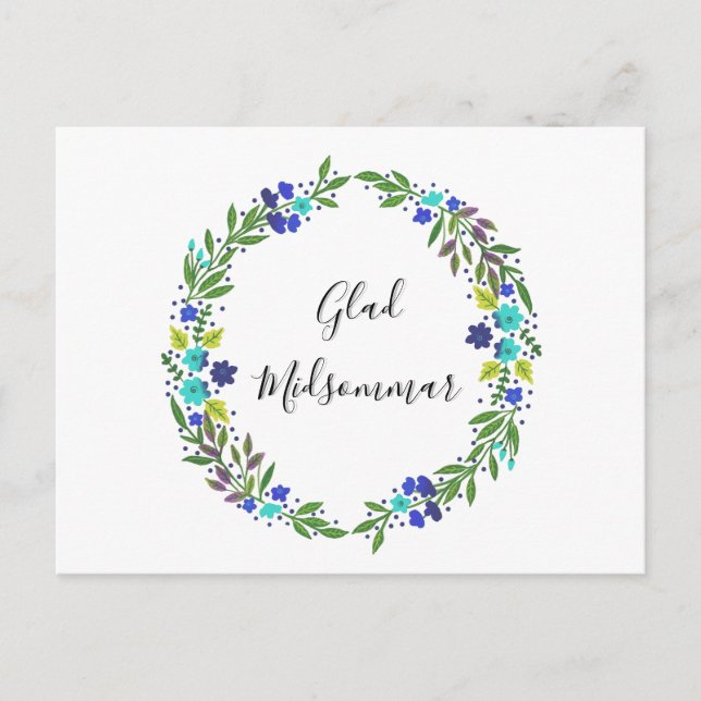 Postal Fröhlicher Mittsommer (Anverso)