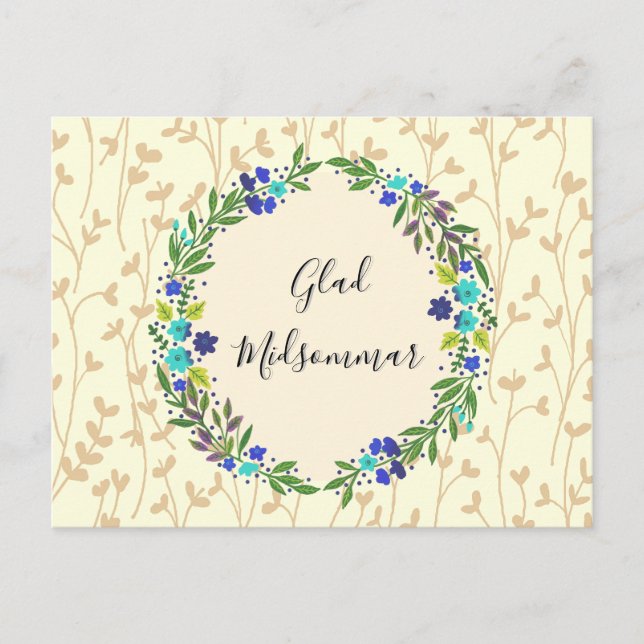 Postal Fröhlicher Mittsommer (Anverso)