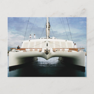 Postal Front On Catamaran