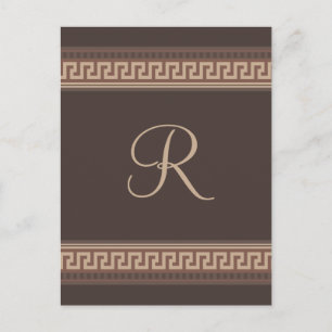 Postal Frontera de clave griega