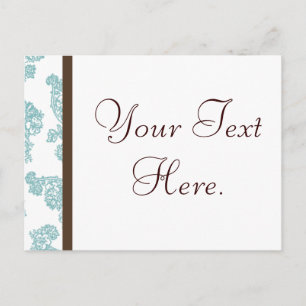 Postal frontera de flores