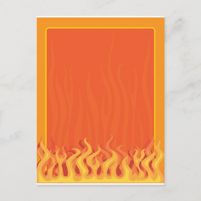 Postal Frontera del fuego (Anverso)