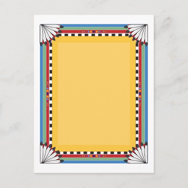 Postal Frontera Nativa (Anverso)