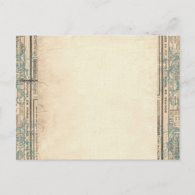 Postal Fronteras de vintage (Anverso)