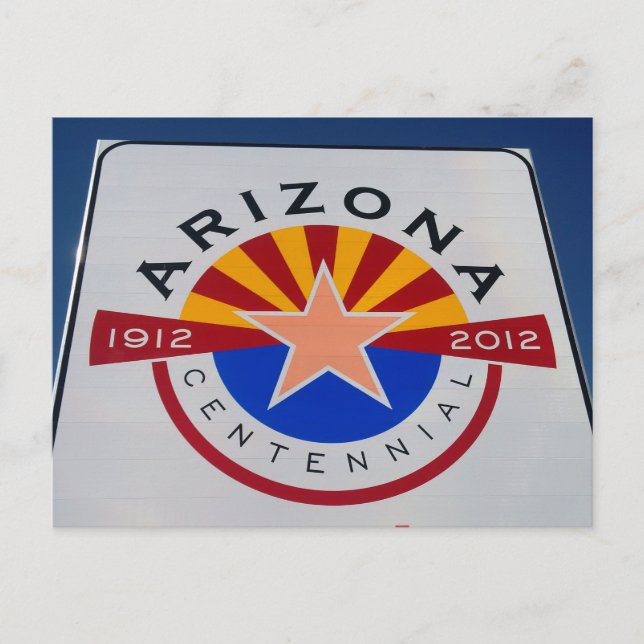 Postal fronteriza entre Arizona y Utah (Anverso)