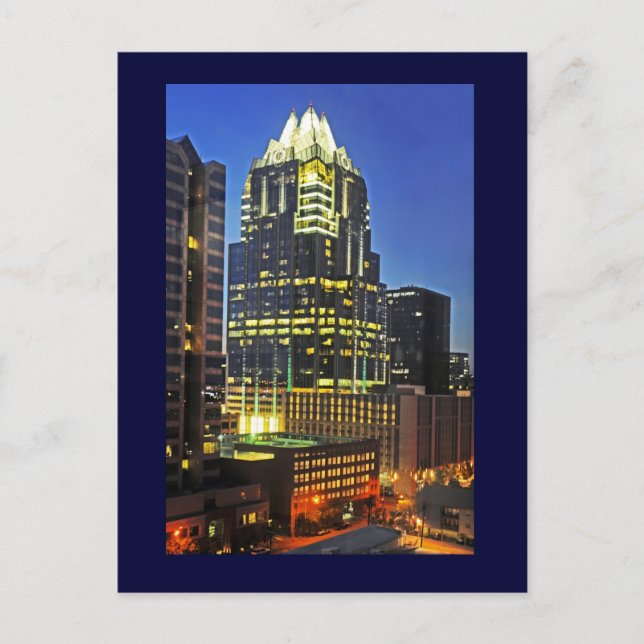Postal Frost Bank Tower, Austin, Texas, EE.UU. (Anverso)