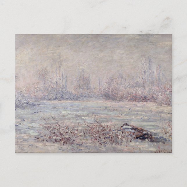 Postal Frost near Vetheuil, 1880 (Anverso)