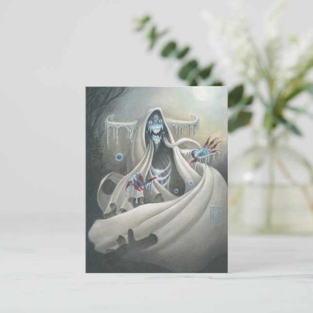 Postal Frozen Horror (Anverso de pie)
