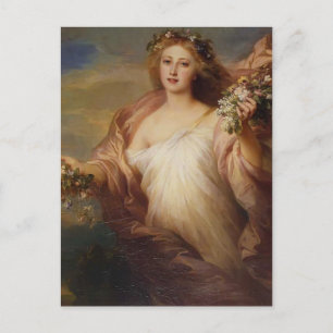 Postal Frubling de Franz Xaver Winterhalter