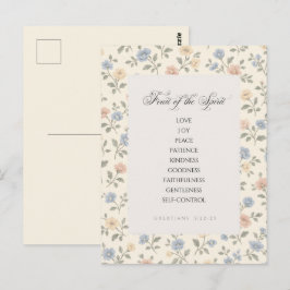 Postal Fruit of the Spirit Galatians 5:22–23 Bible Verse 