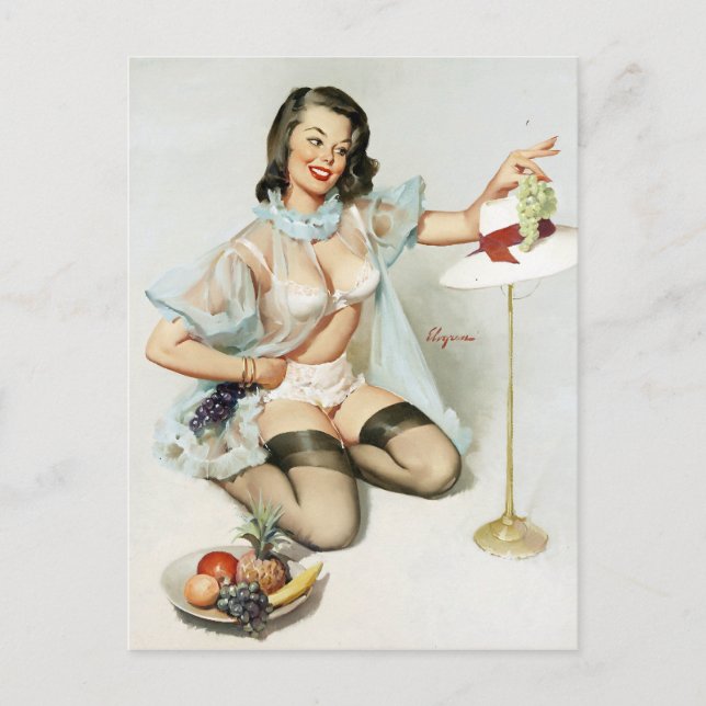 Postal Fruit Pin Up (Anverso)