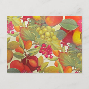 Postal Fruta colorida
