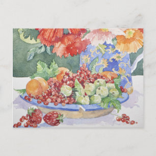 Postal Fruta en un plato 2014