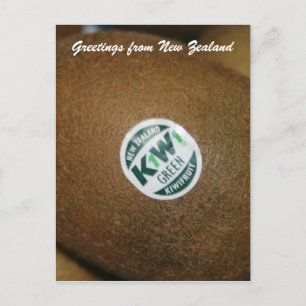 Postal fruta kiwi