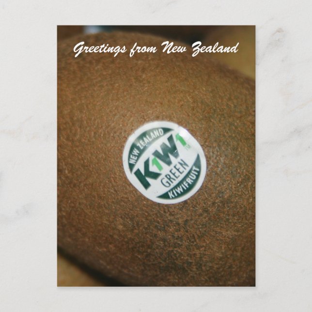 Postal fruta kiwi (Anverso)