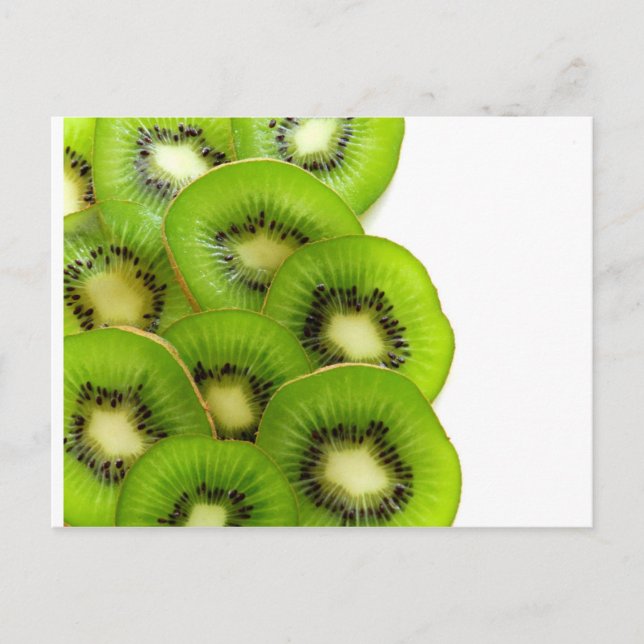 Postal Fruta Kiwi Verde (Anverso)