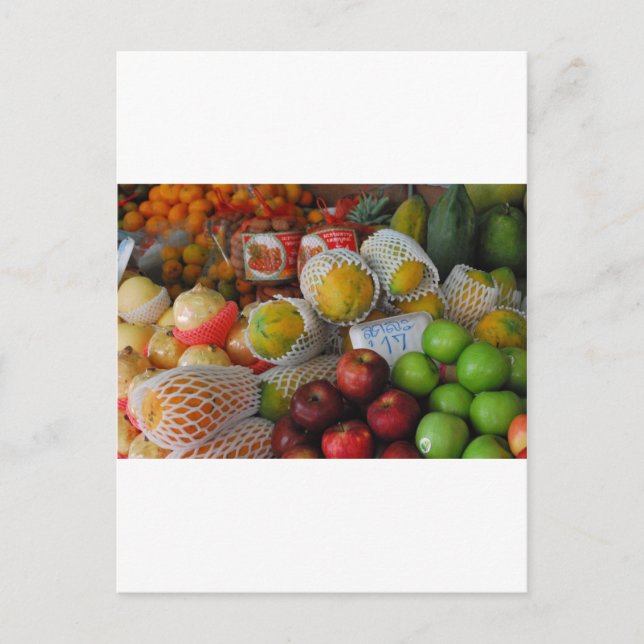 Postal Fruta tailandesa (Anverso)