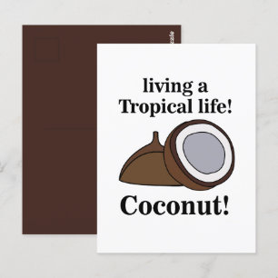 Postal Fruta Tropical de Coco
