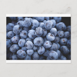 Postal Frutas Blueberries merienda berry