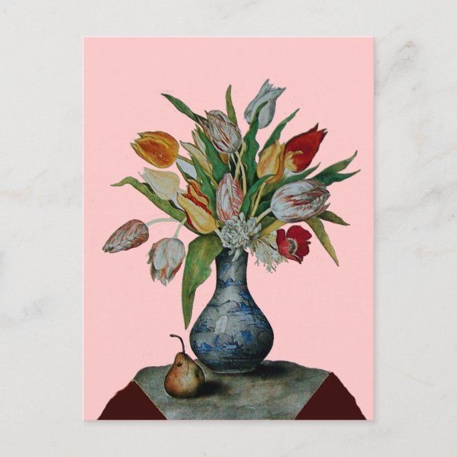 POSTAL FRUTAS DE TEMPORADA - TULIPS (Anverso)