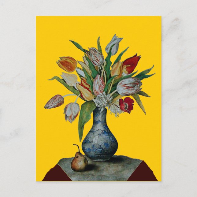 POSTAL FRUTAS DE TEMPORADA - TULIPS (Anverso)