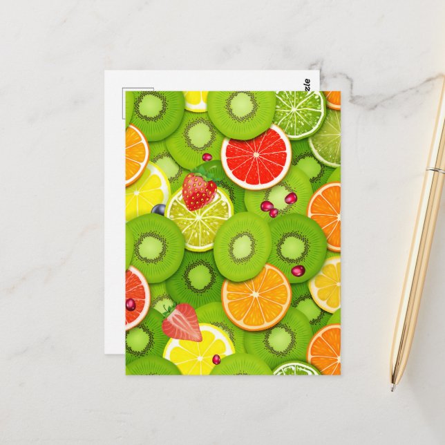 Postal Frutas de verano 2 (Anverso/Reverso In Situ)